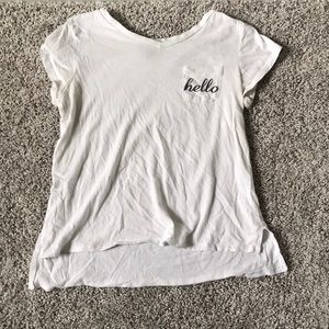 “Hello” Pocket Tee